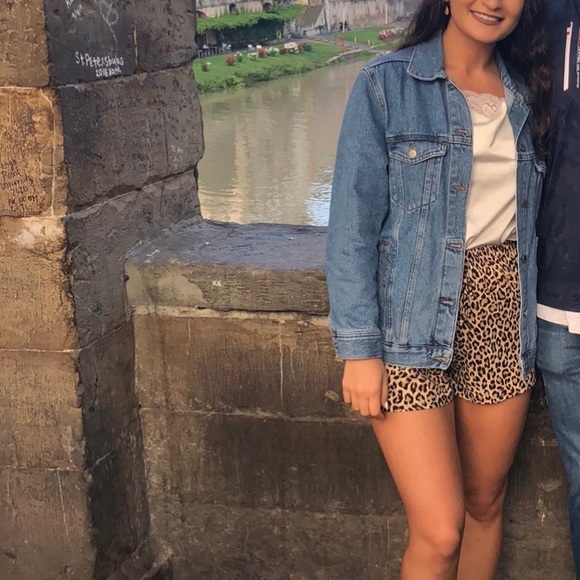 none Pants - Cheetah print soft shorts